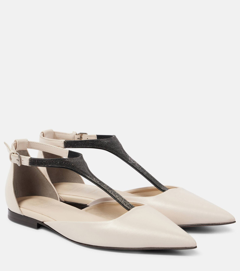 leather ballerinas - 1
