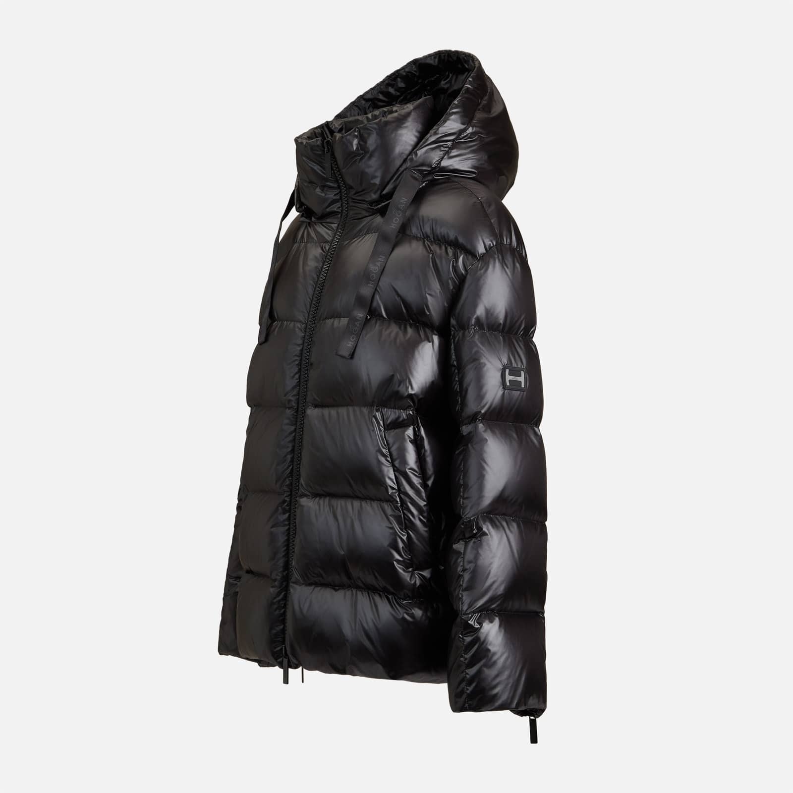 Hooded Down Jacket Black - 8