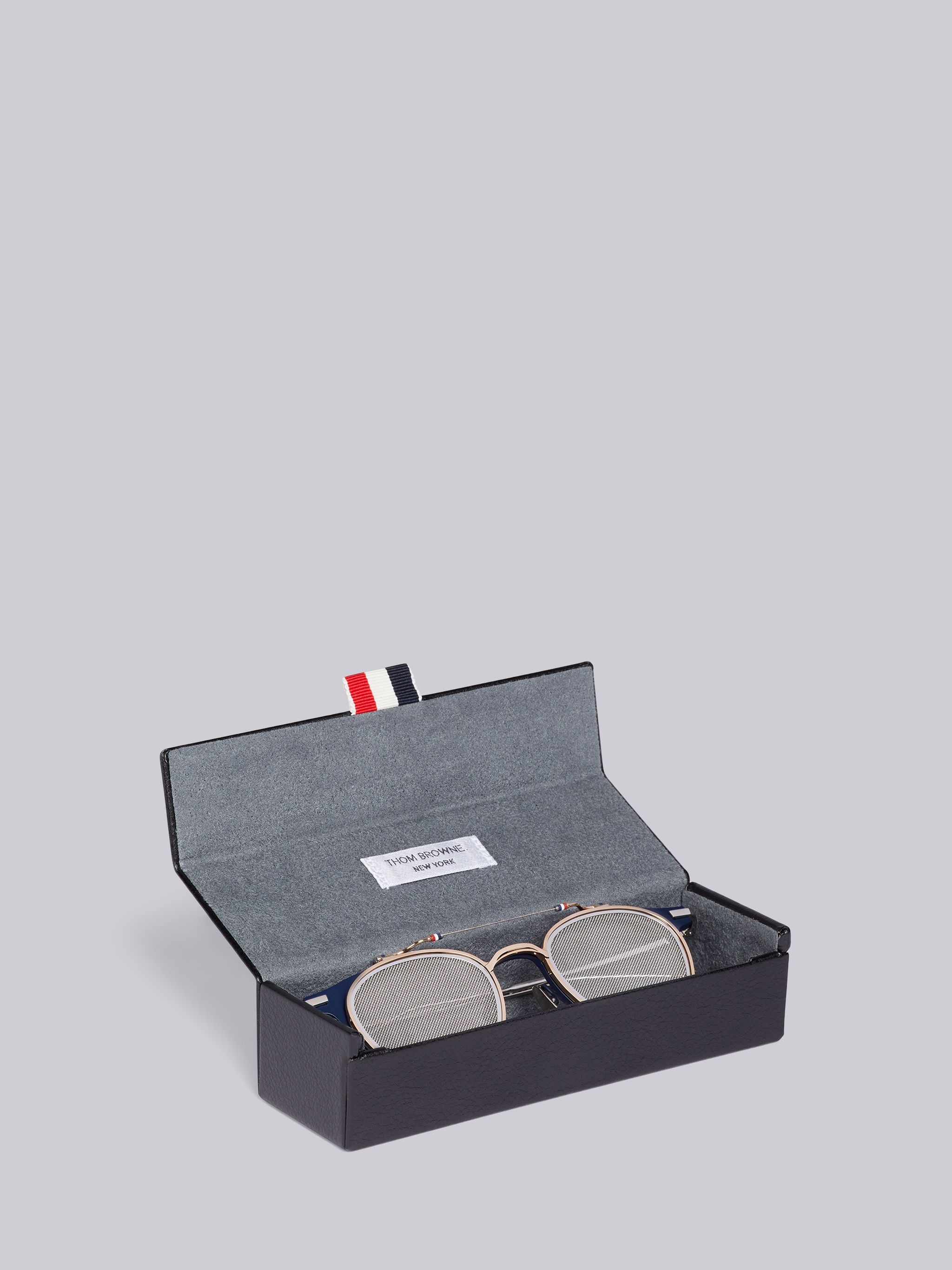 TB814 - Matte Navy and WhIte Gold Clubmaster Sunglasses - 5