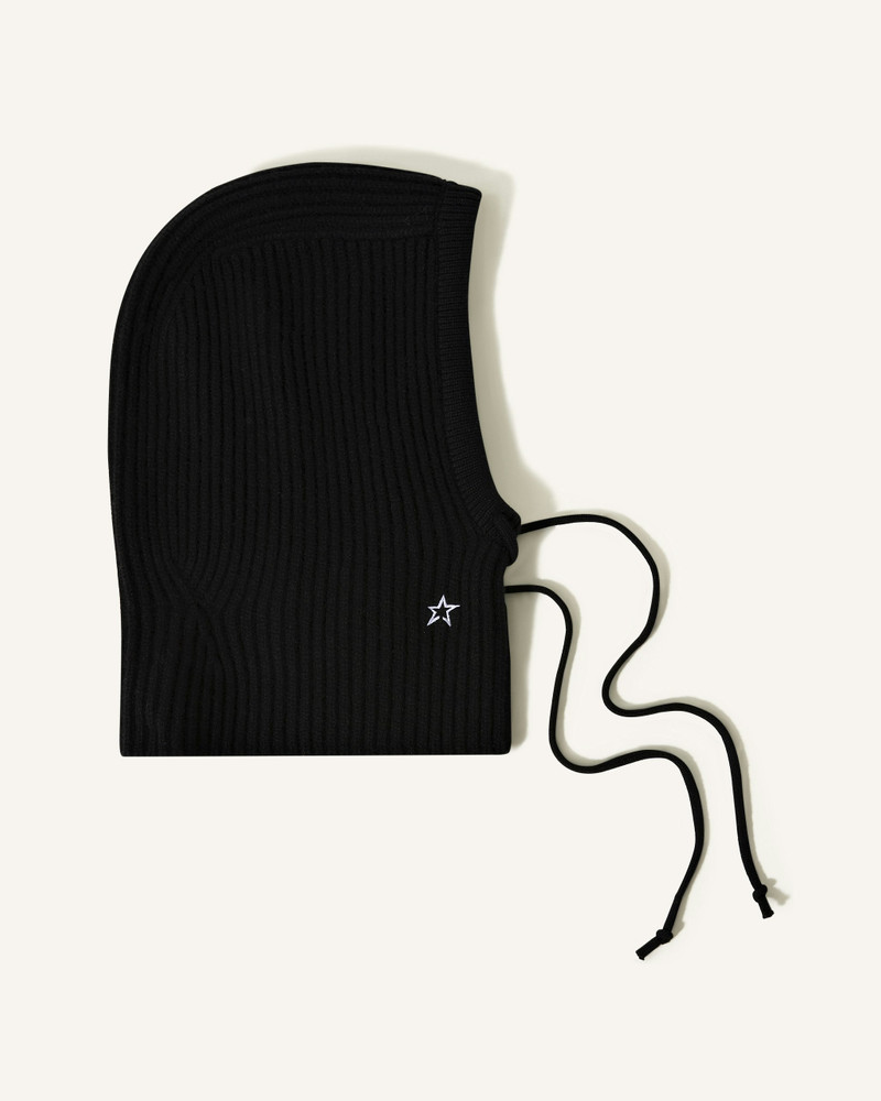 Wool & Cashmere Cable-Knit Hood 1