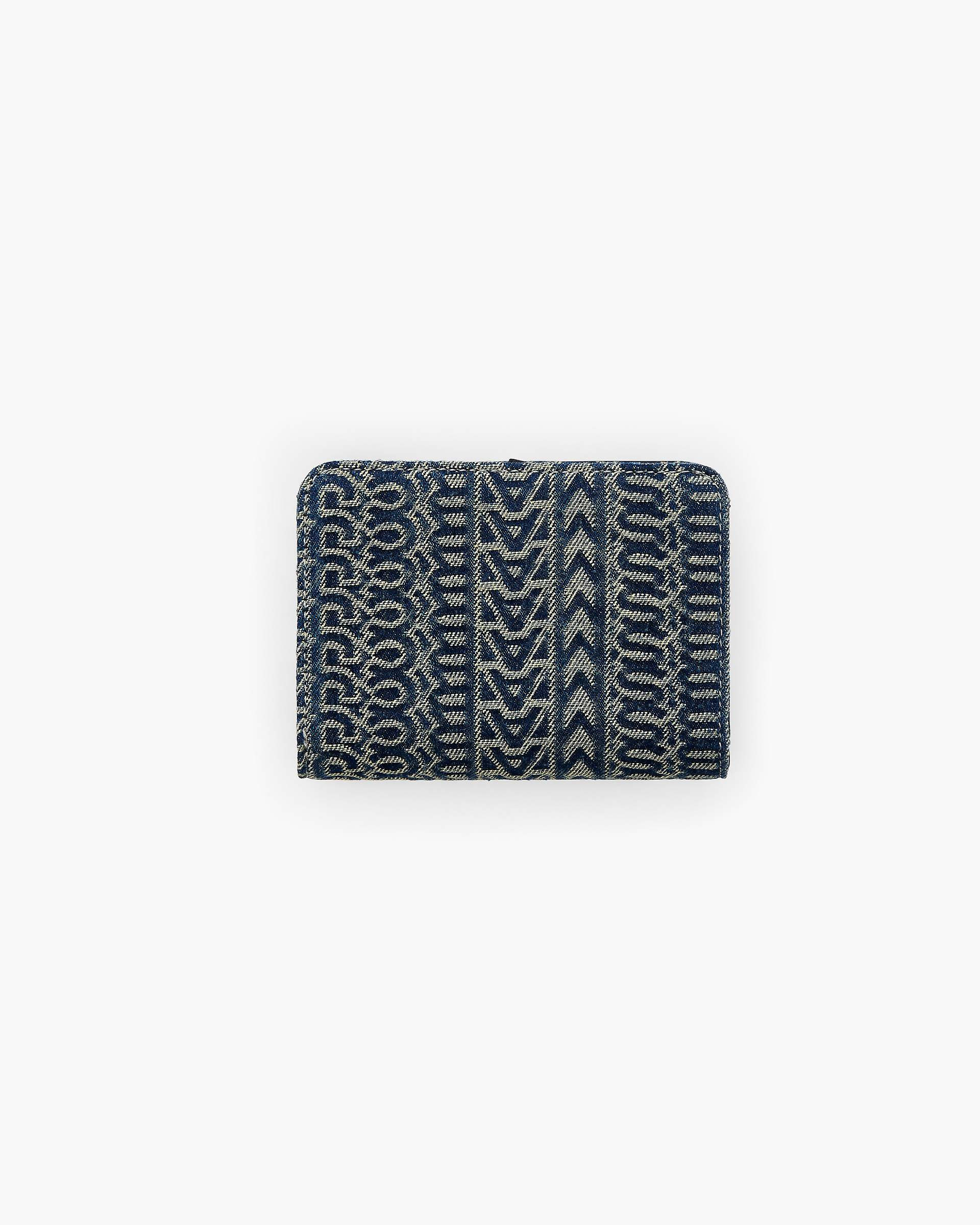 THE MONOGRAM DENIM J MARC MINI COMPACT WALLET - 3