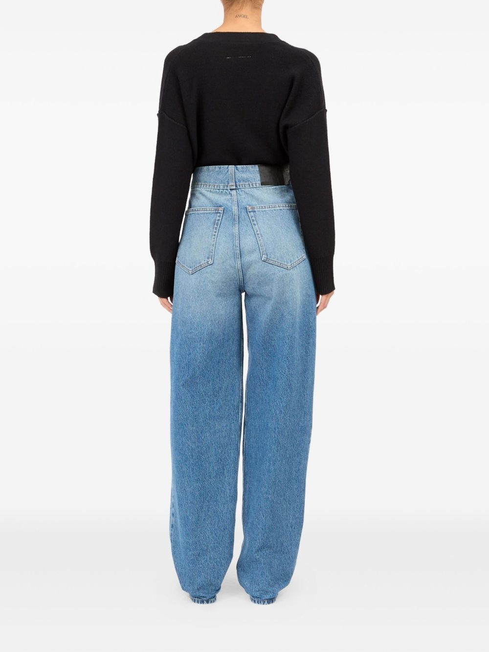 wide-leg jeans - 4