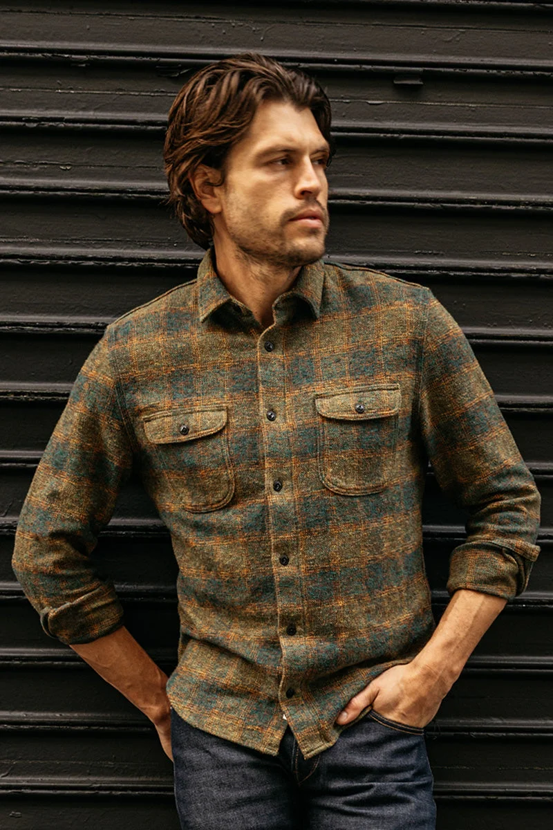 The Brace Triple Twisted Plaid - Oxidized Brass - 1