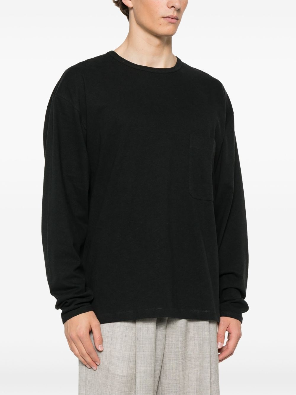 jersey-texture T-shirt - 3
