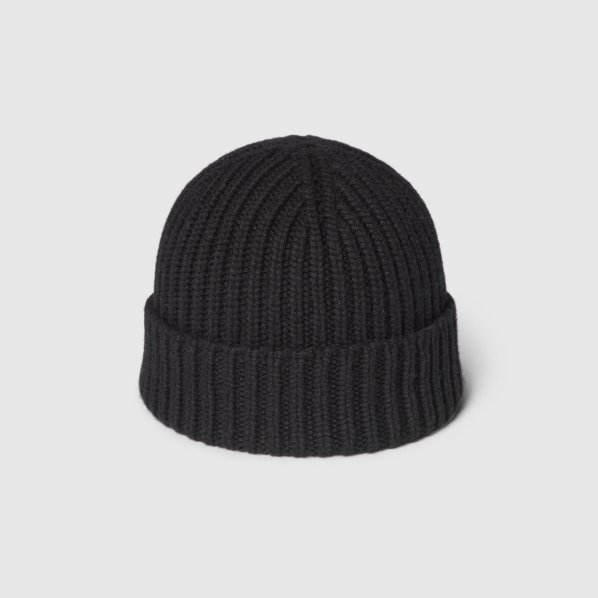 Rib knit wool viscose lamé hat - 3