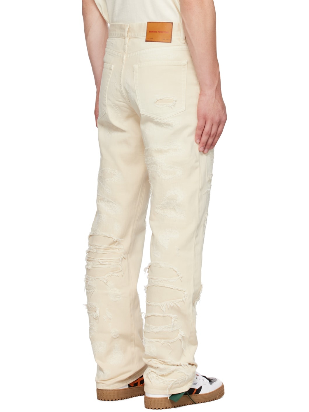 Off-White Regular 5-Pockets Jeans - 3