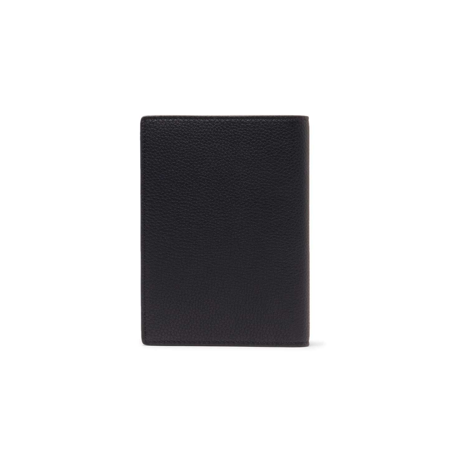 Black tumbled leather passport case - 3