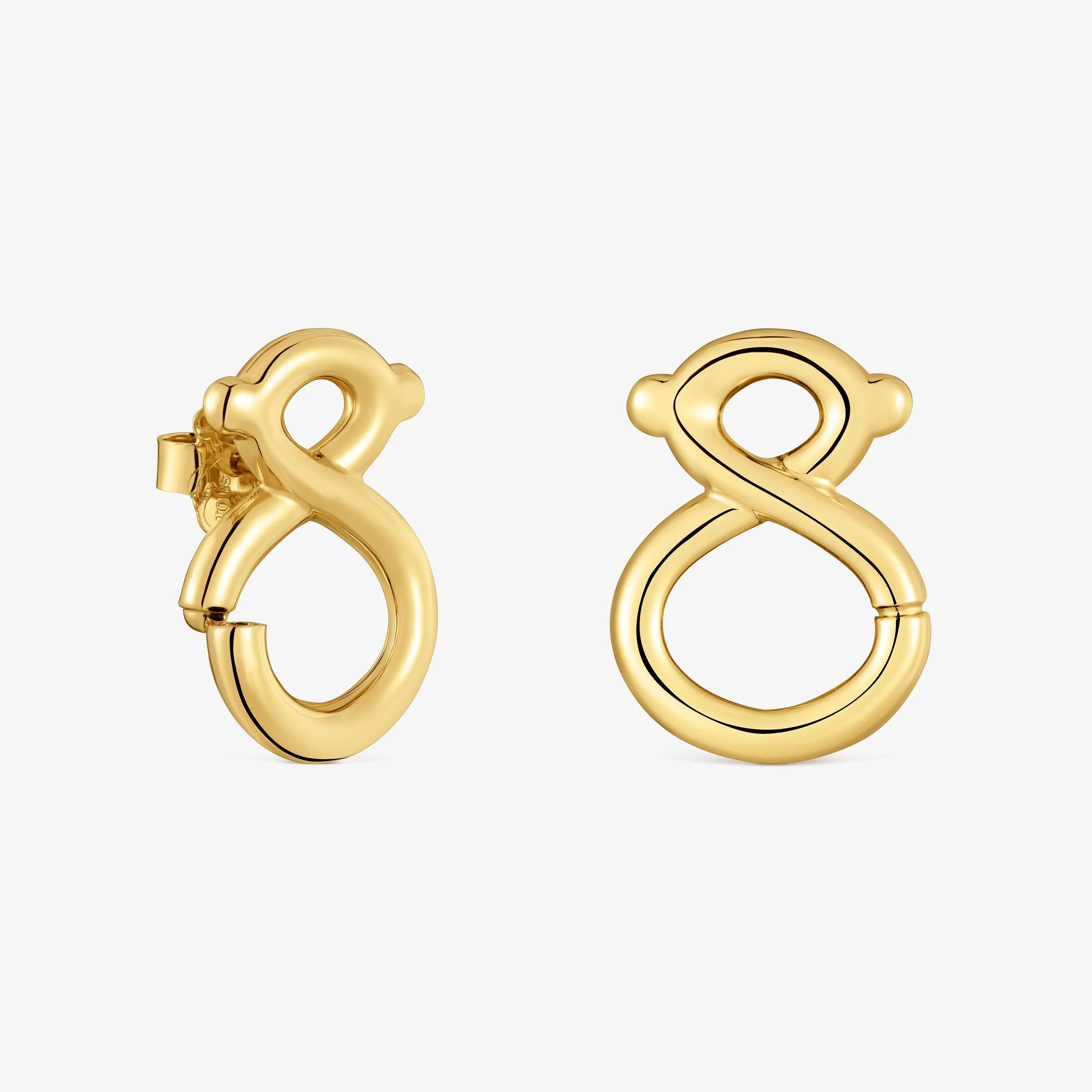 Earrings with 18kt gold vermeil TOUS Infinity - 1