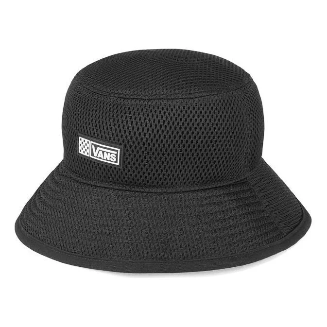 (WMNS) Vans Meshed Up Bucket Hat 'Black White' VN0A4DRWBLK - 1