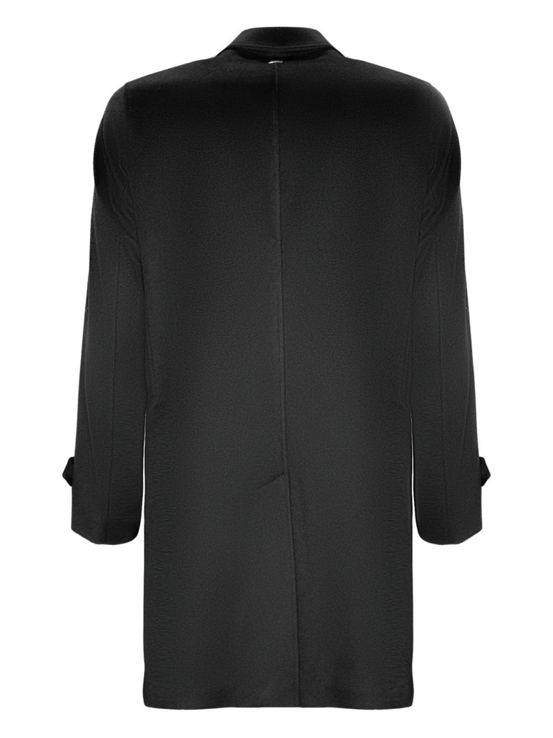 Herno single-breasted wool coat outlook