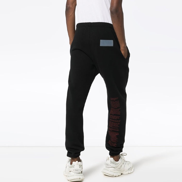 HERON PRESTON x NASA Facts Slim Pants 'Black' HMCH005F198080201088 - 4
