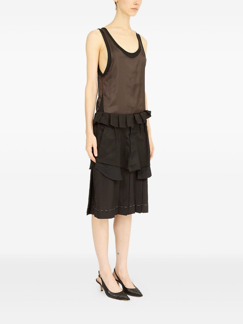 poplin midi dress - 3