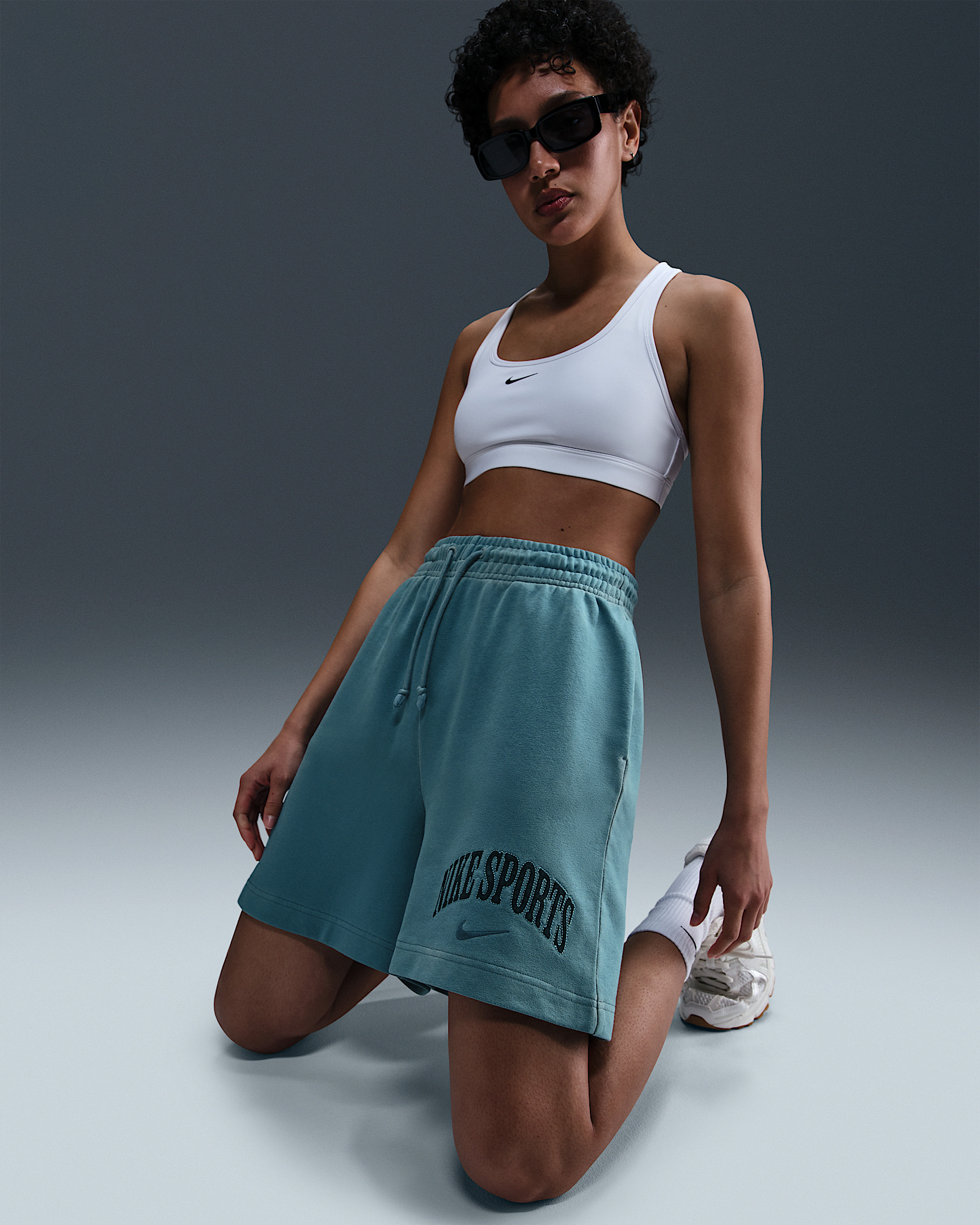 Nike Sportswear Phoenix Fleece Women's High-Waisted French Terry Shorts - 5