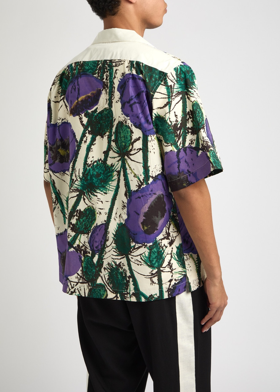 Wales Bonner Highlife Bowling Printed Cotton Shirt - 3