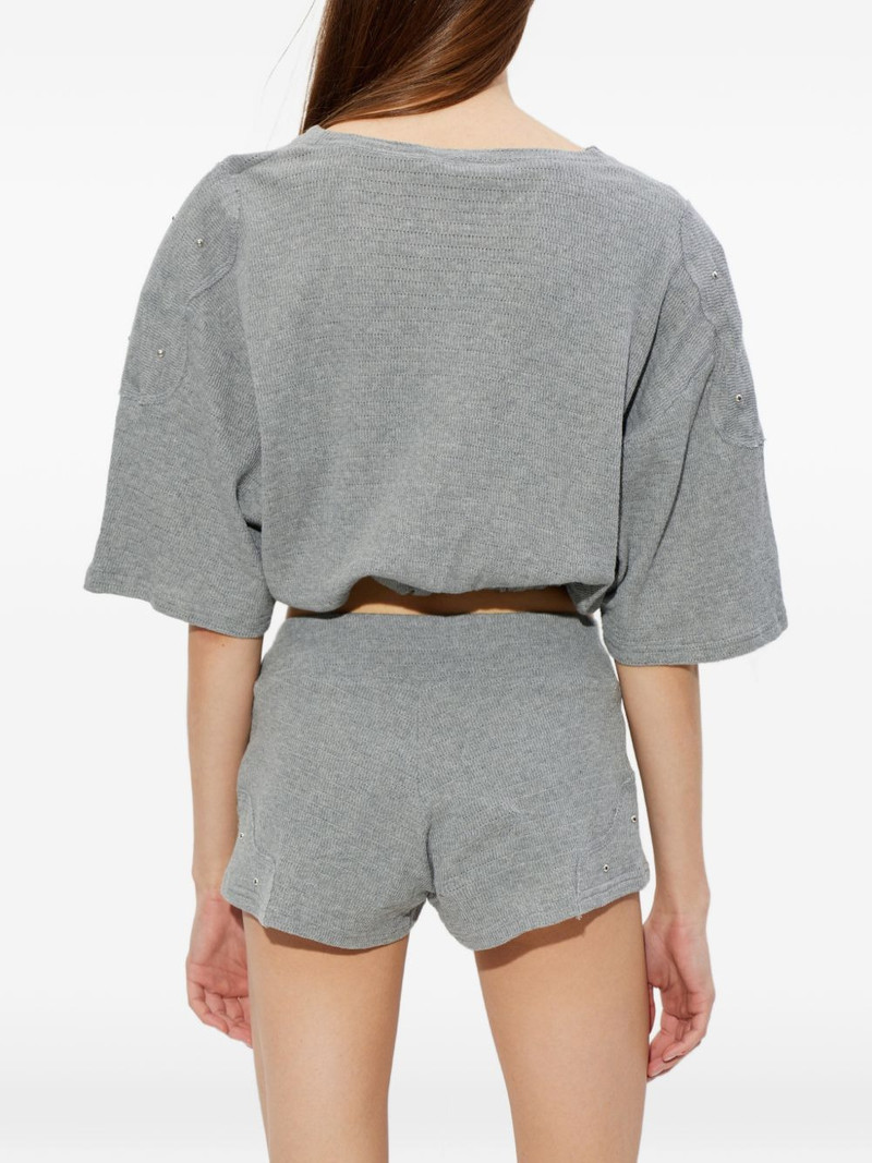 knitted cropped T-shirt 4