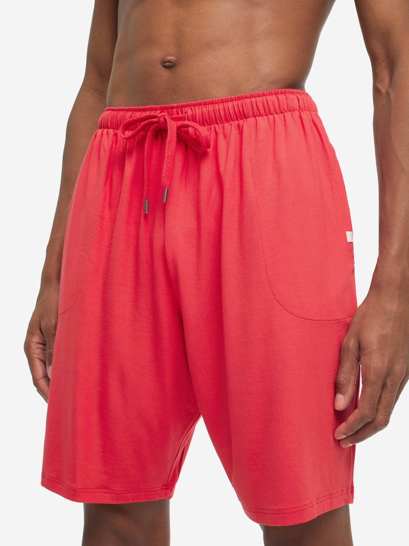Men's Lounge Shorts Basel Micro Modal Stretch London Red 6