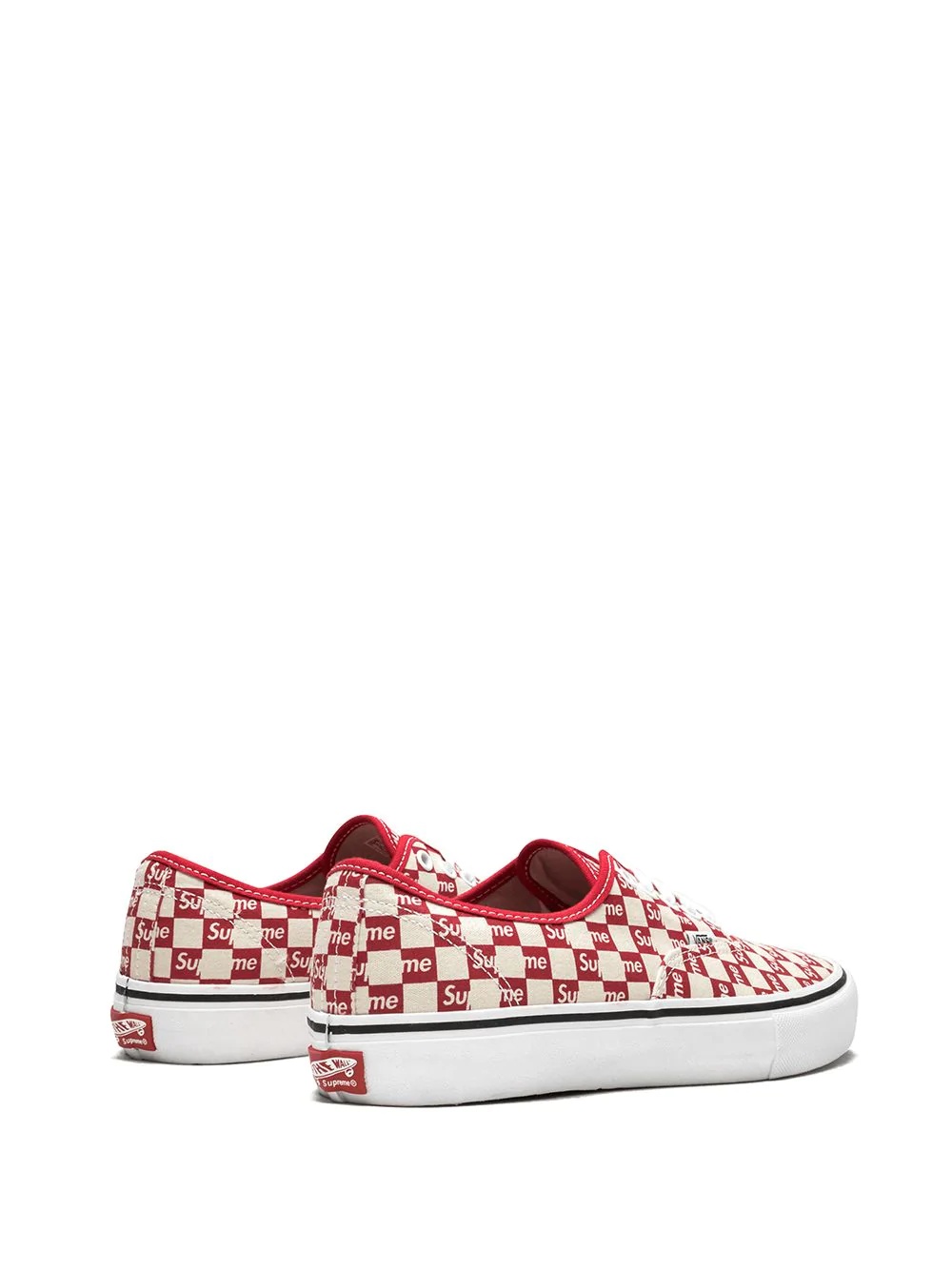 x Supreme Authentic Pro “Supreme Checkered Red” low-top sneakers - 3