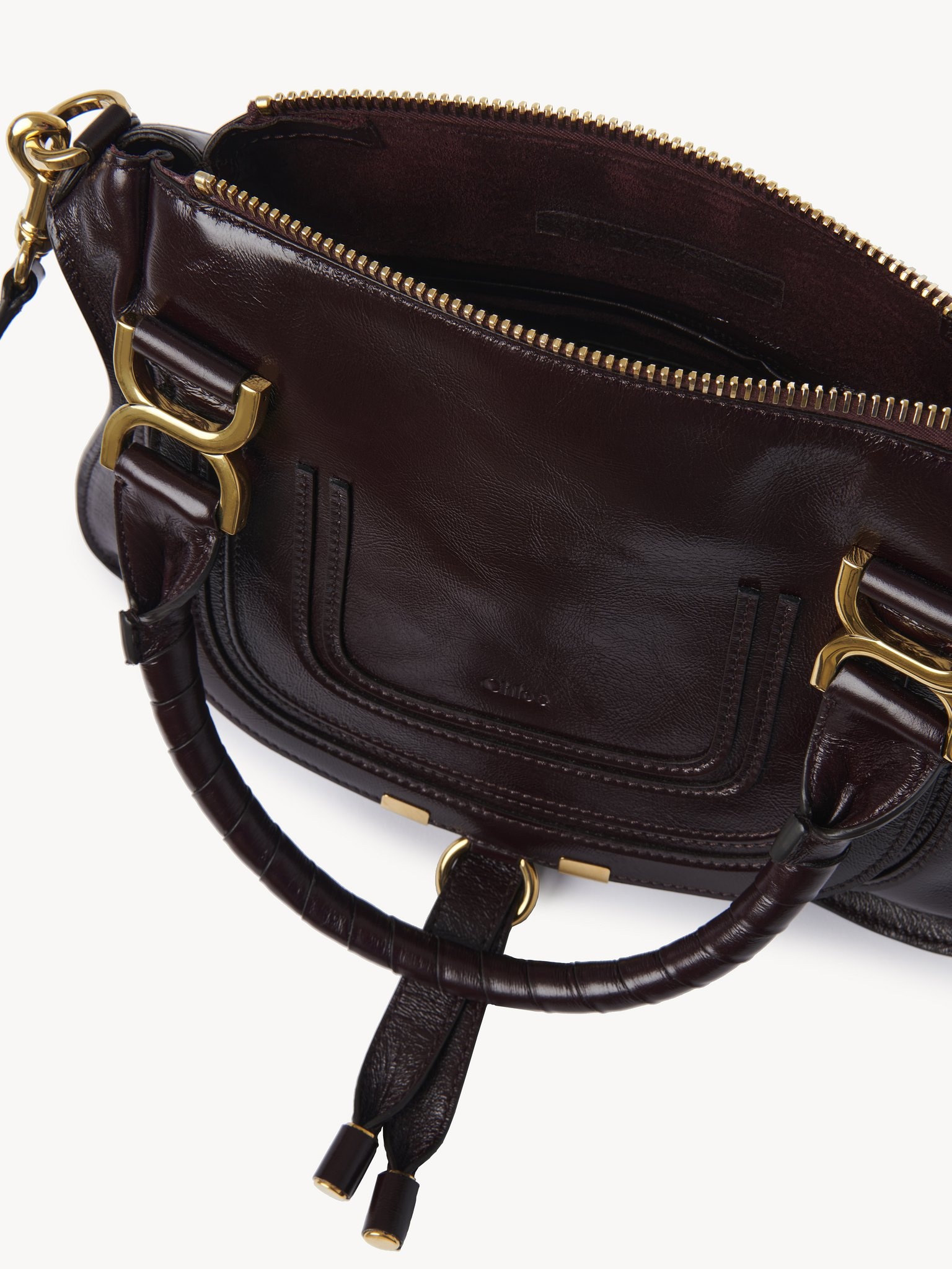 SMALL MARCIE BAG IN SHINY LEATHER - 6
