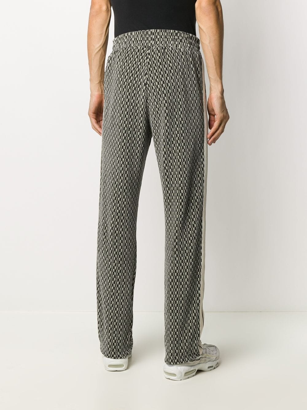 geometric-print track pants - 4