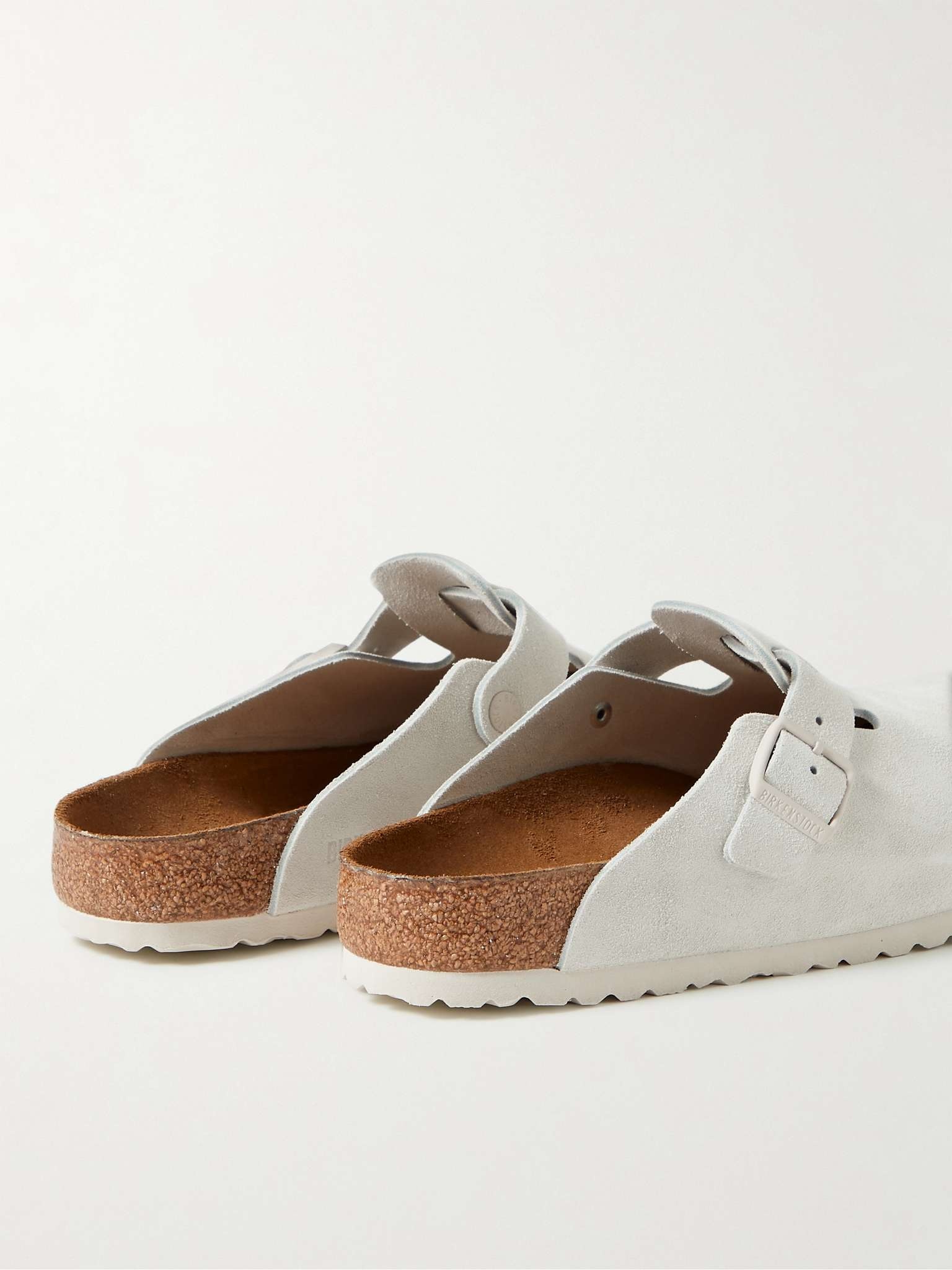 Boston Suede Clogs - 5