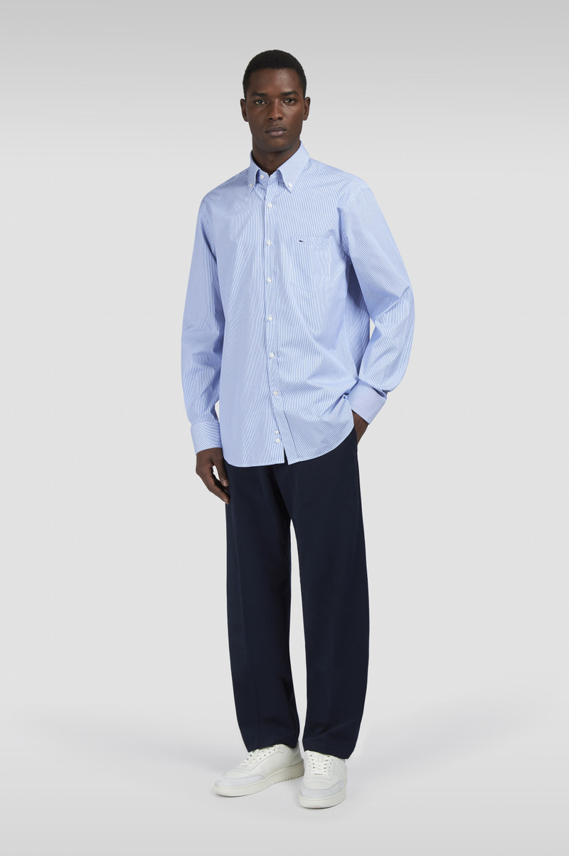 Paul & Shark COTTON POPLIN SHIRT WITH STRIPED PATTERN outlook