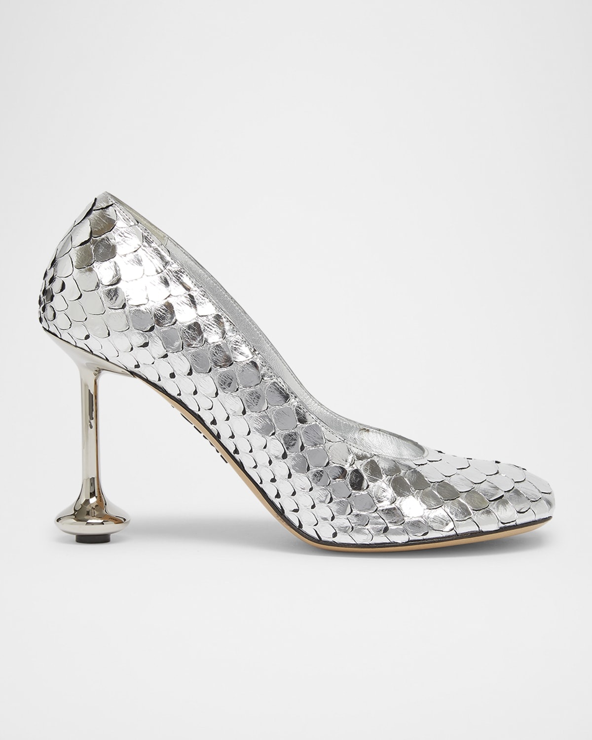 Toy Metallic Python Pumps - 1