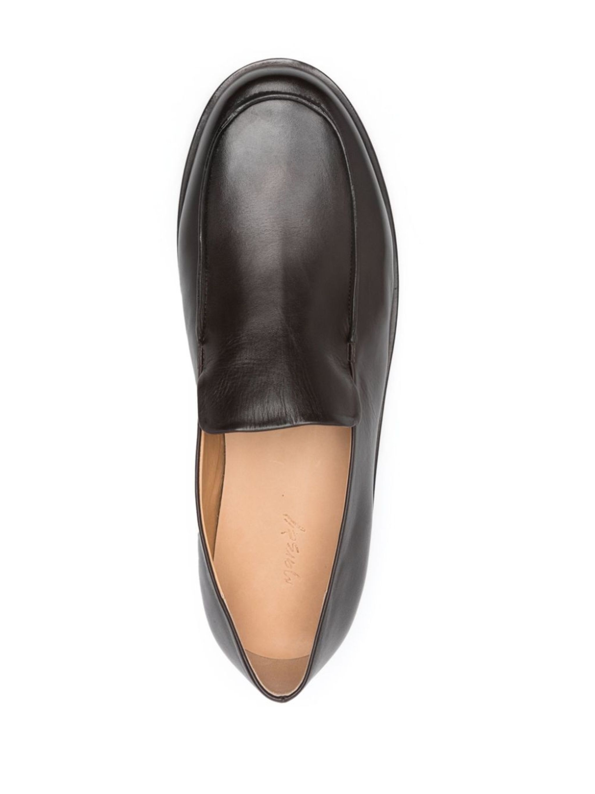 leather slip-on loafers - 4