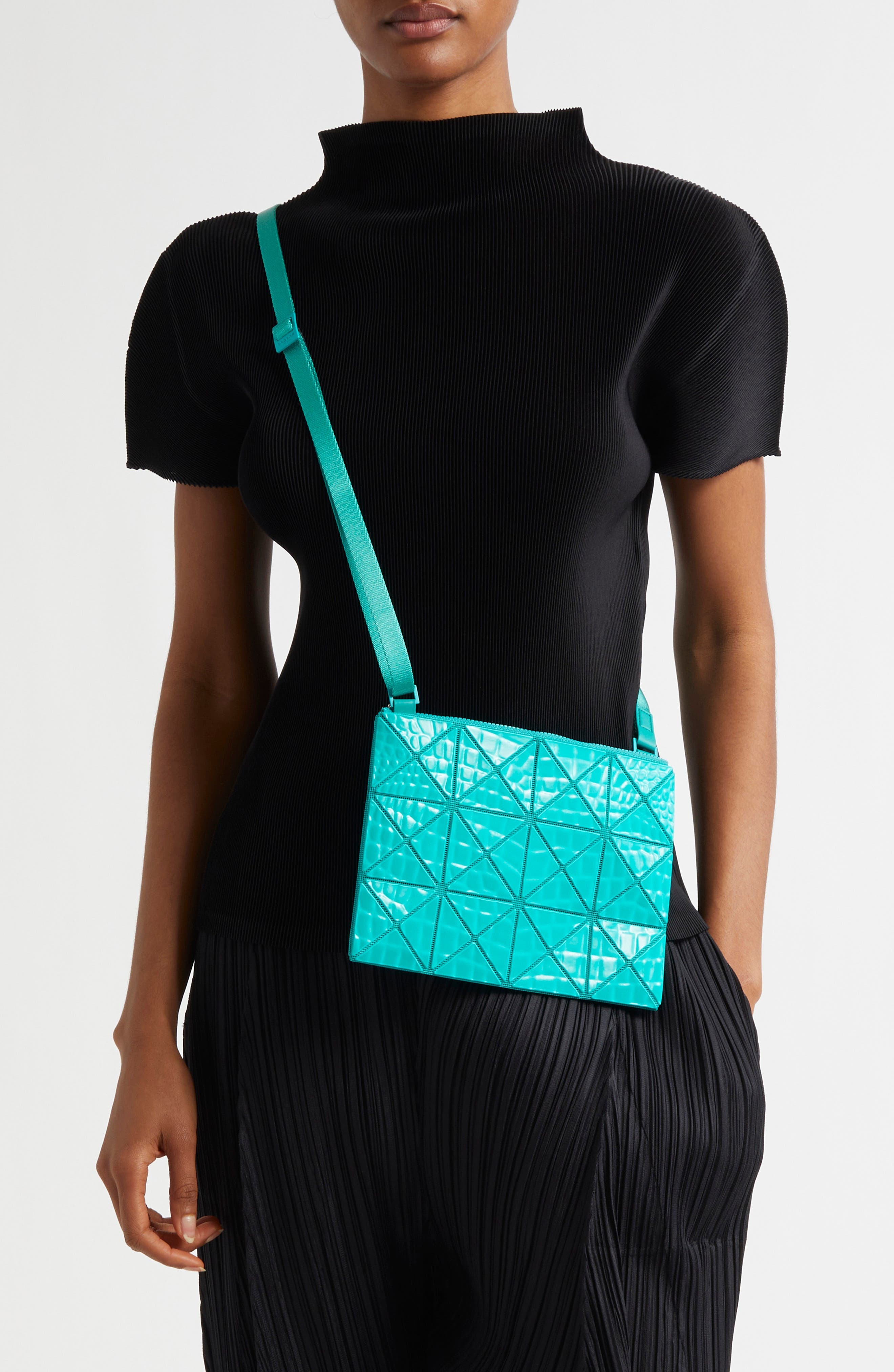 Bao Bao Issey Miyake Kaiju Crossbody Bag in Emerald Green at Nordstrom - 3