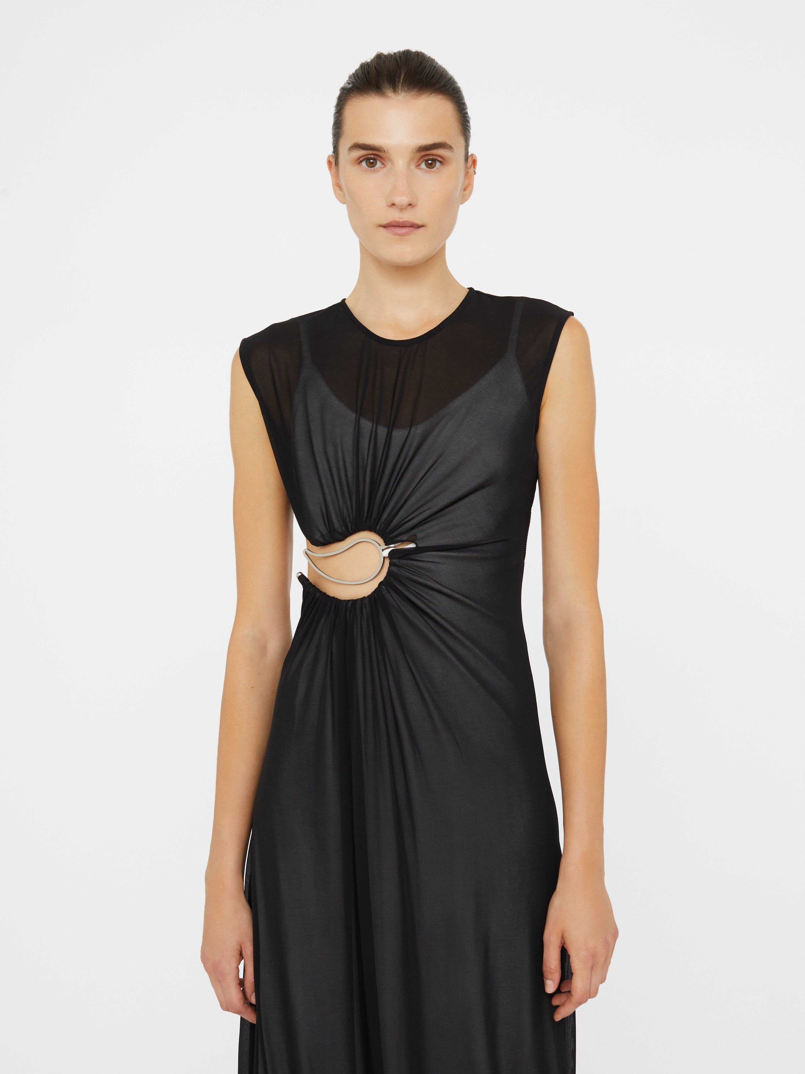 Paisley Overlay Encased Tank Dress - 3