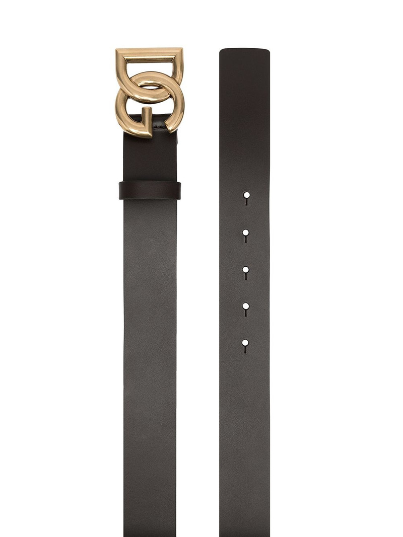 Dolce & Gabbana LOGO-BUCKLE LEATHER BELT outlook
