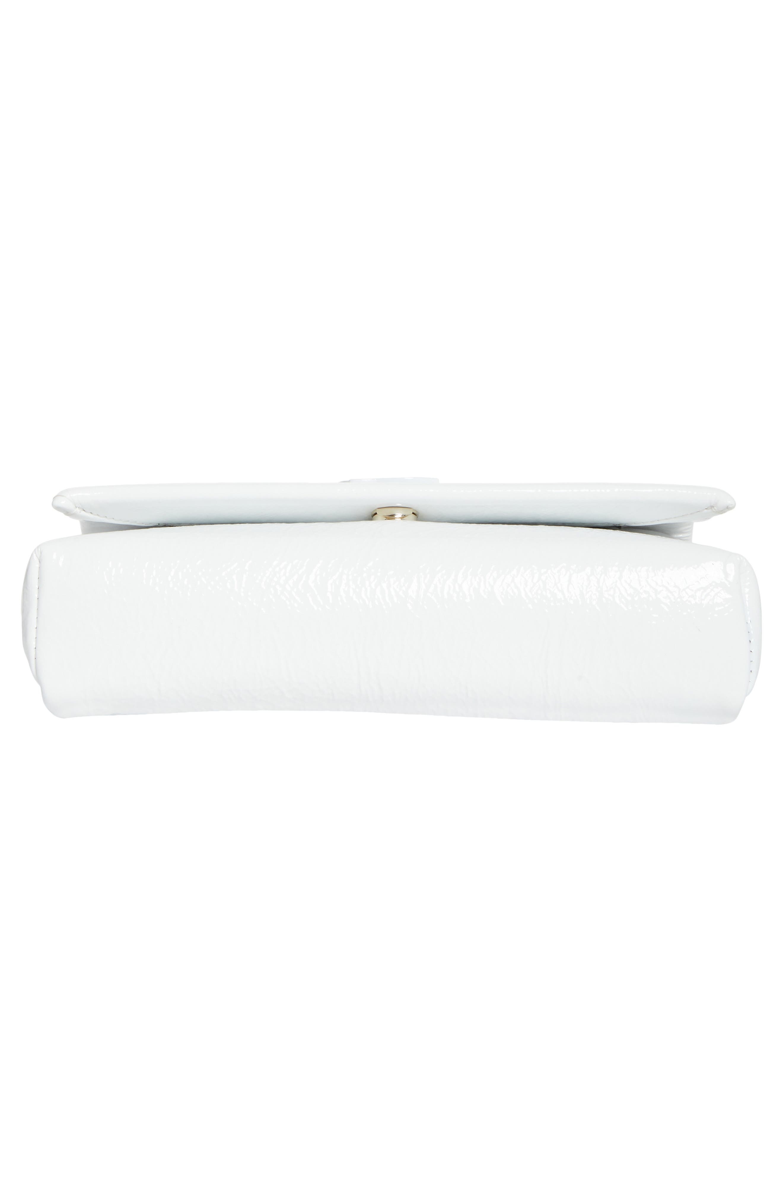 Christian Louboutin Loubi54 Soft Naplak Leather Shoulder Bag in Bianco at Nordstrom - 7