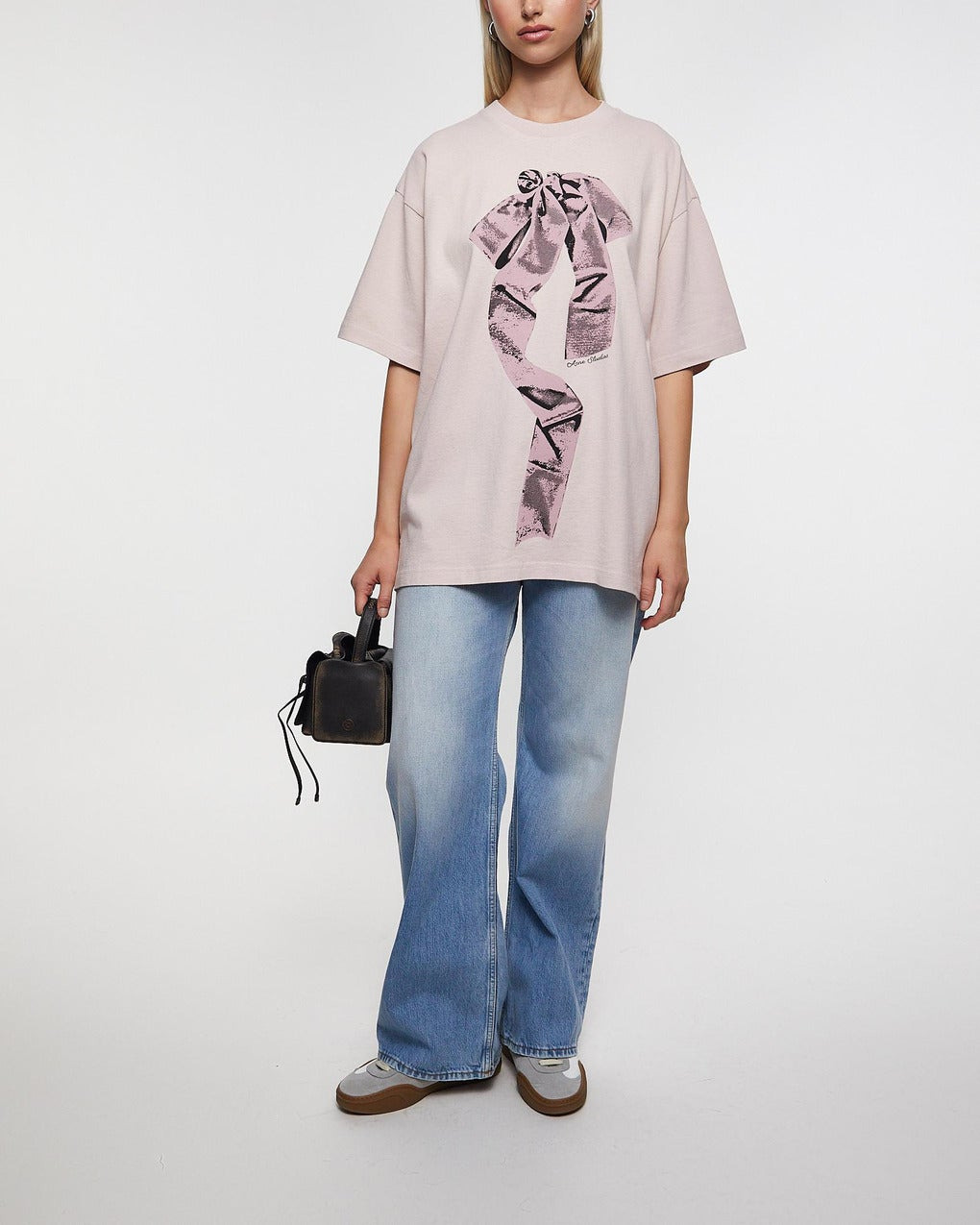 T-Shirt Bow Relaxed Pink - 3