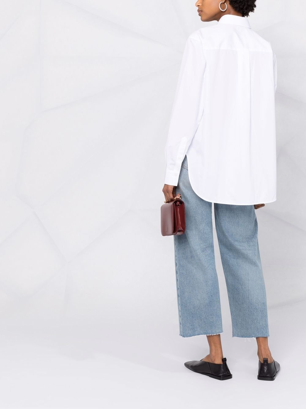 Signature concealed placket shirt - 4
