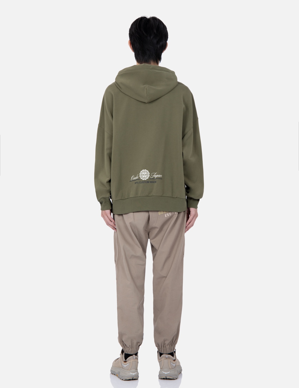 RETRO LOGO PRINT OVERSIZED HOODIE - 6