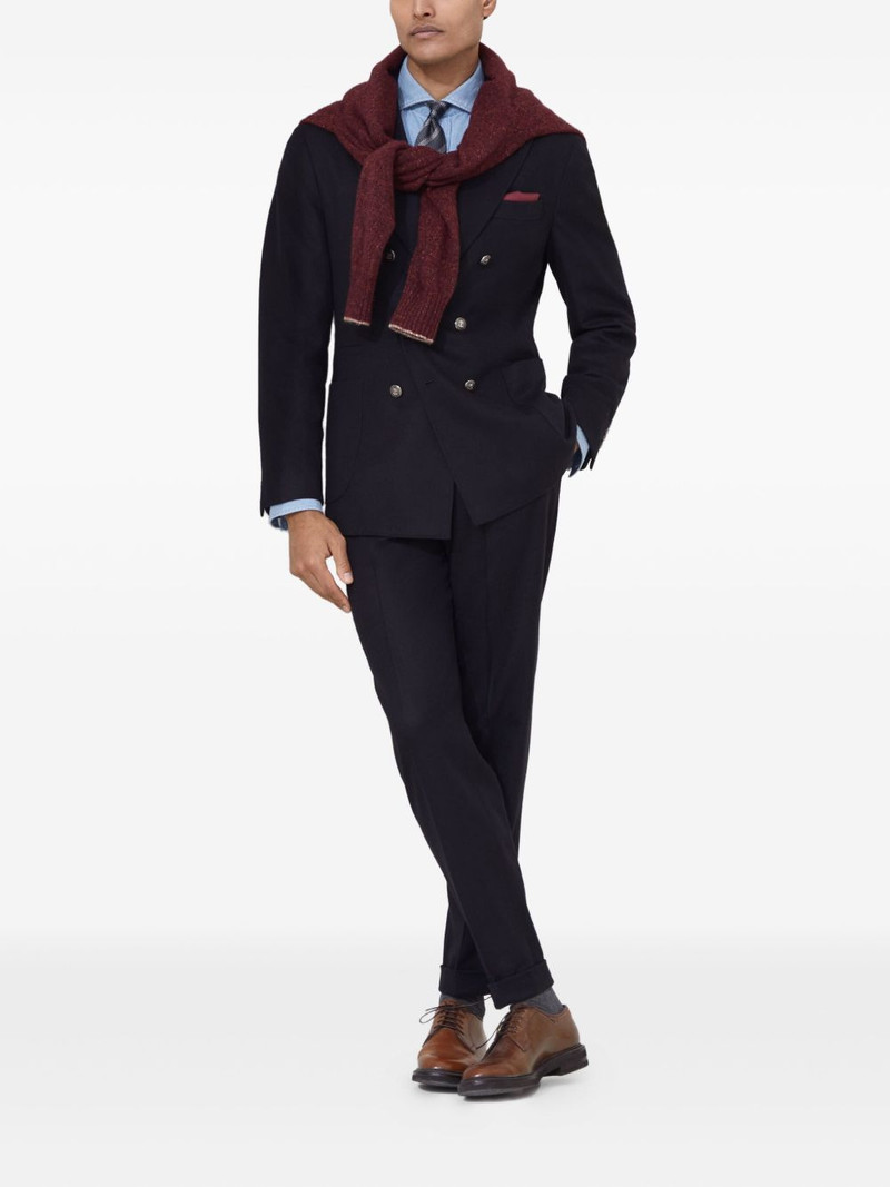 Brunello Cucinelli double-breasted blazer outlook