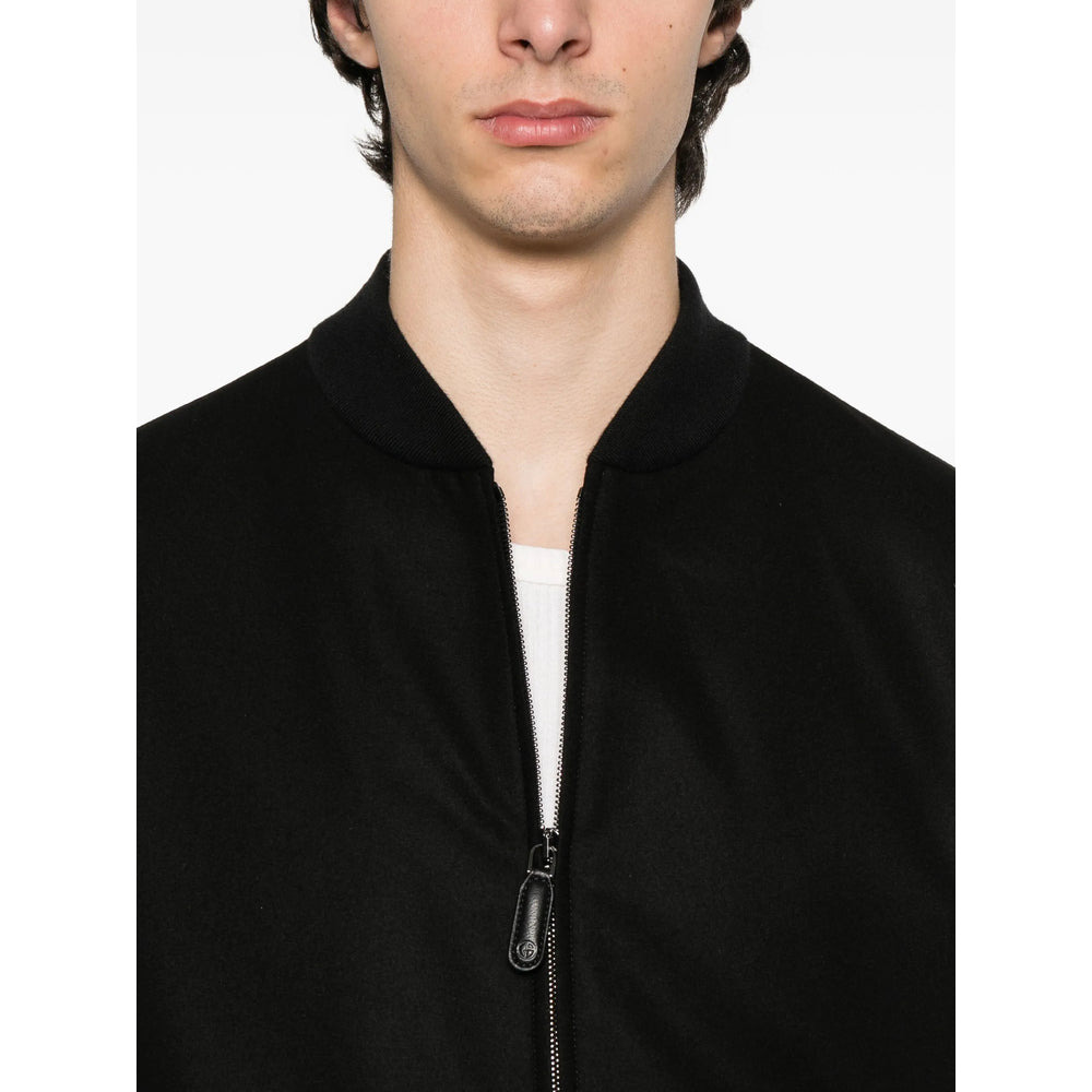 Giorgio Armani Black Jackets - Bomber Jackets Men - 4