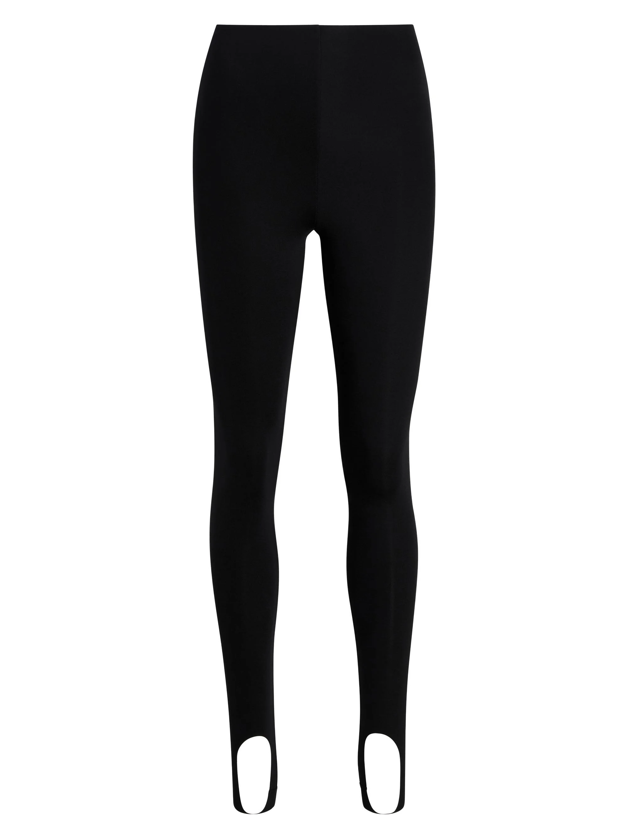 Women's Neoprene Stirrup Leggings - Black - 1