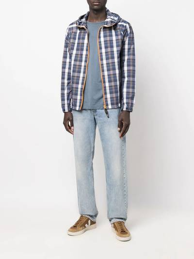 Aspesi plaid hooded jacket outlook