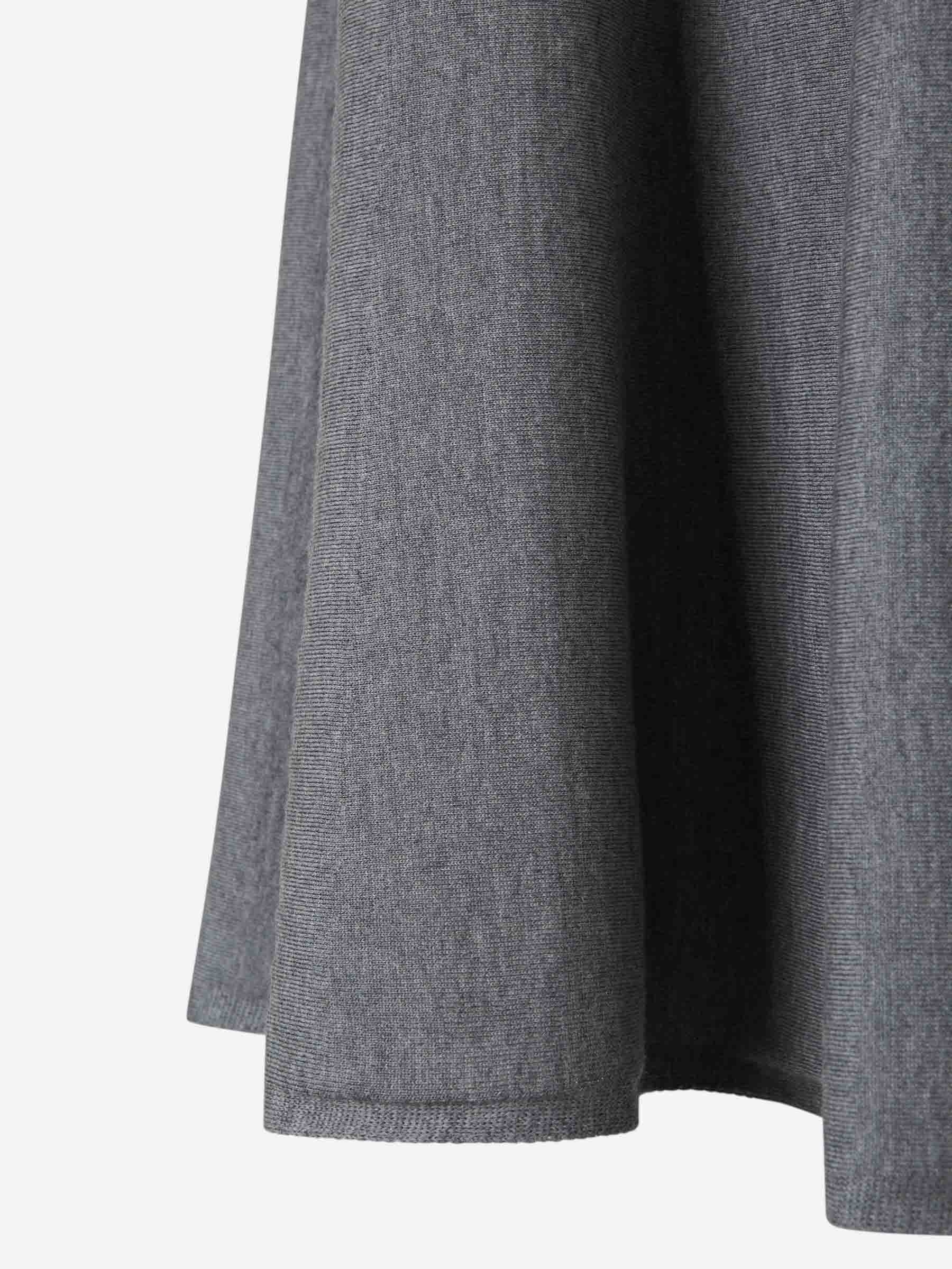 MAYU WOOL MIDI SKIRT - 3