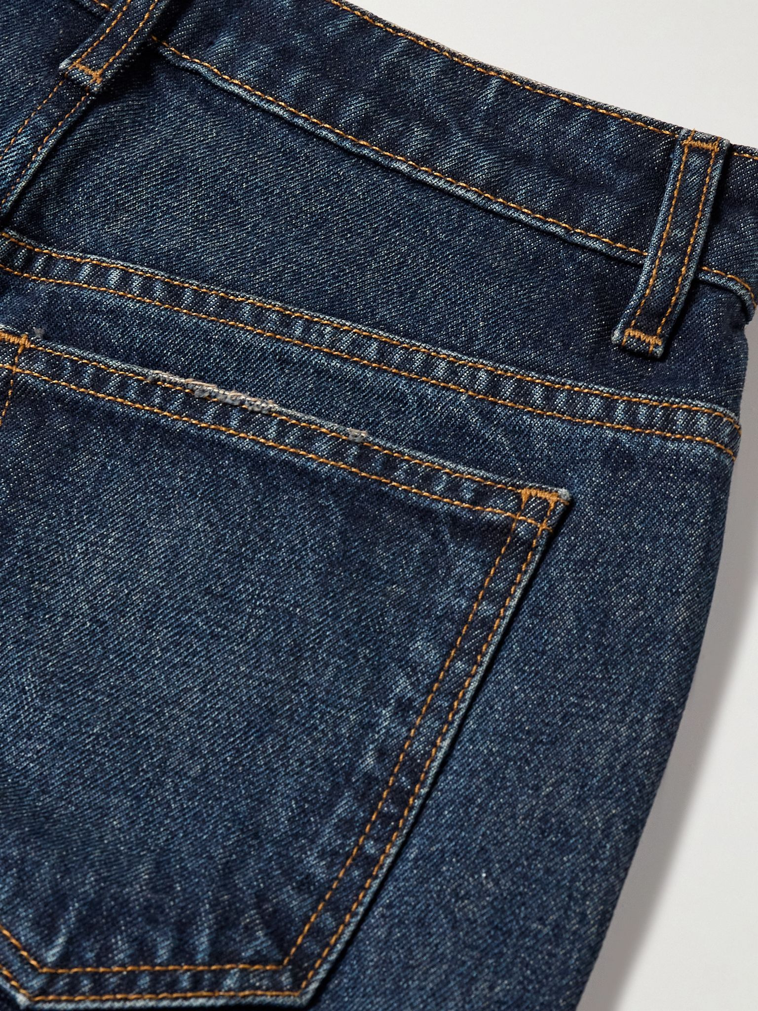 Abigail high-rise straight-leg jeans Dark denim - 6