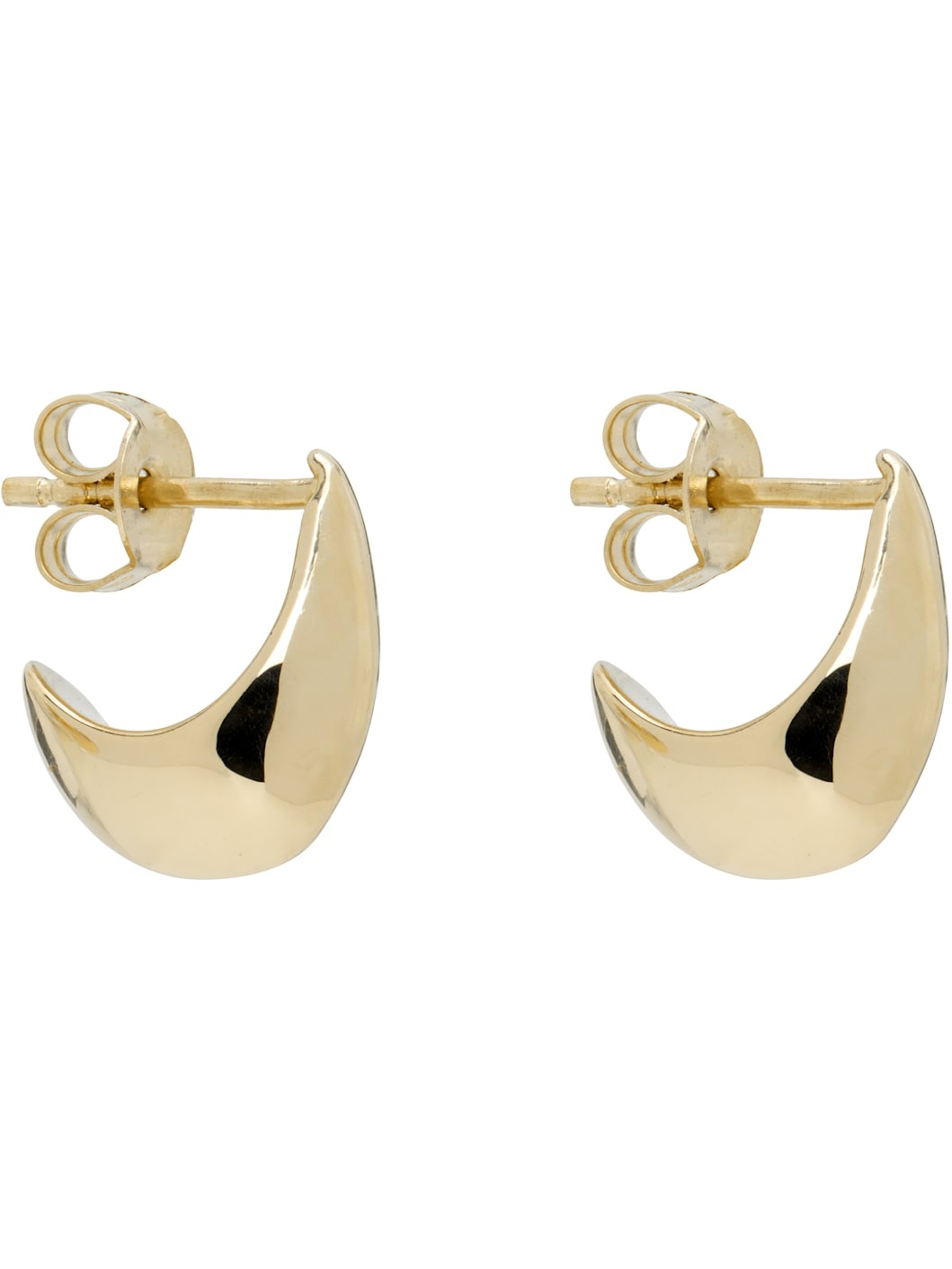 Gold Micro Drop Earrings - 2