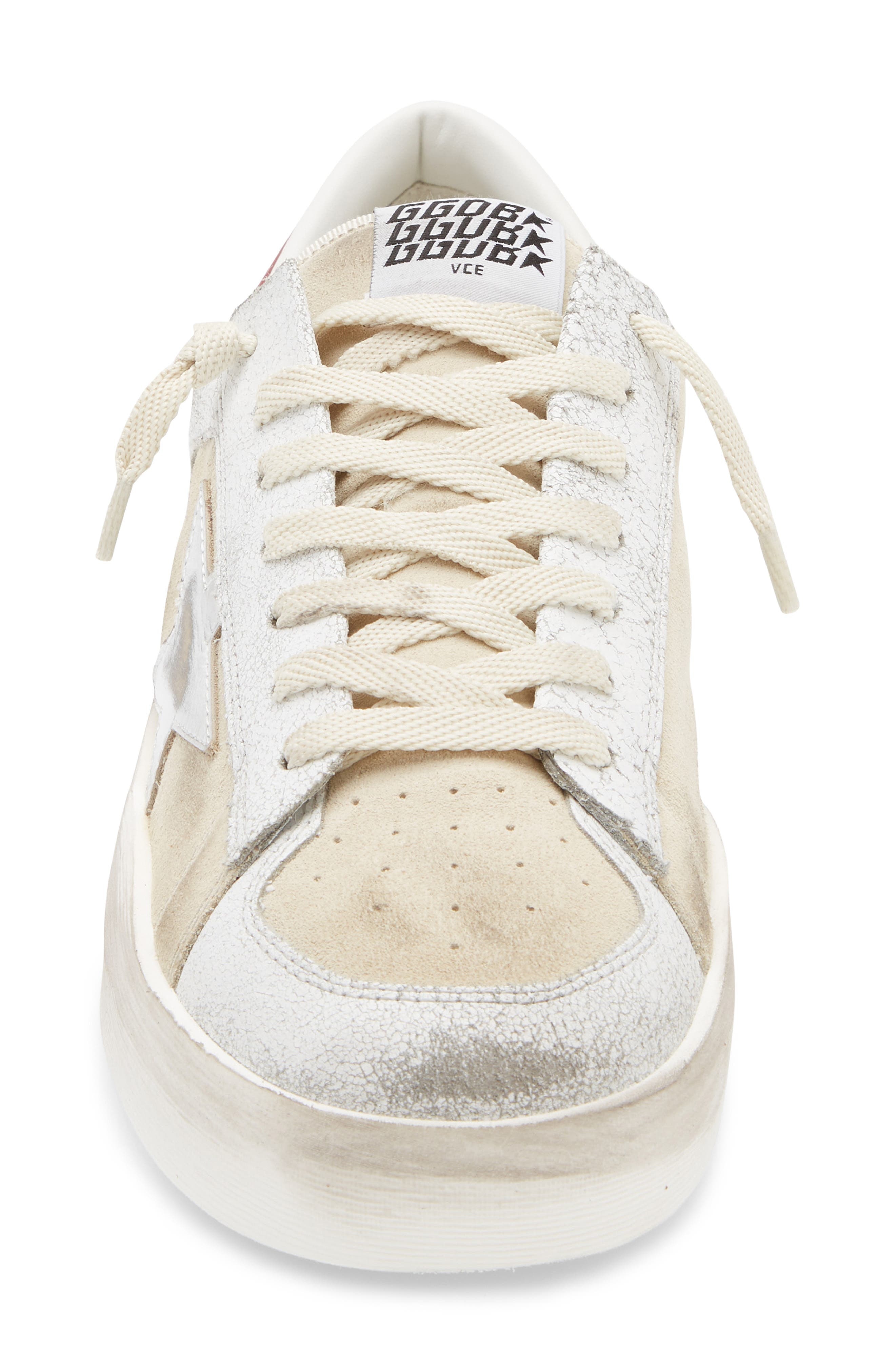 Golden Goose Stardan Sneaker in Marble/White/Red at Nordstrom - 4