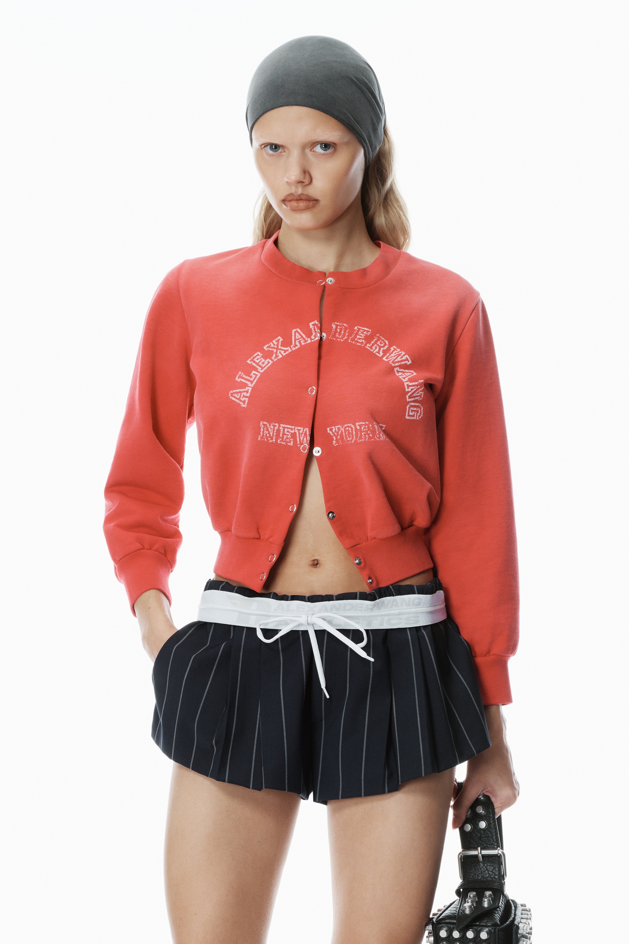 Shrunken Cotton Terry Cardigan - 2