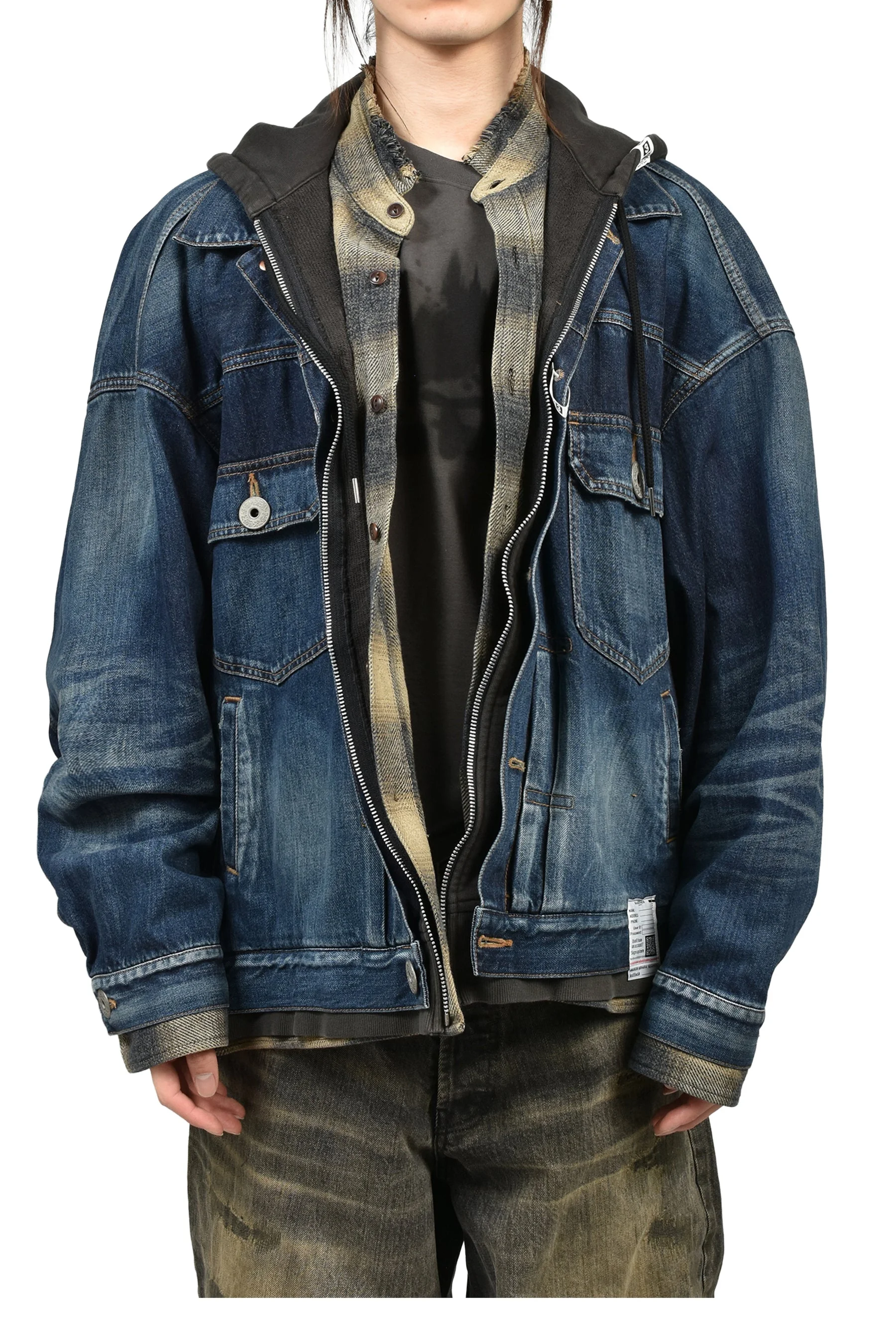 TRIPLE LAYERED DENIM JACKET / IND - 1