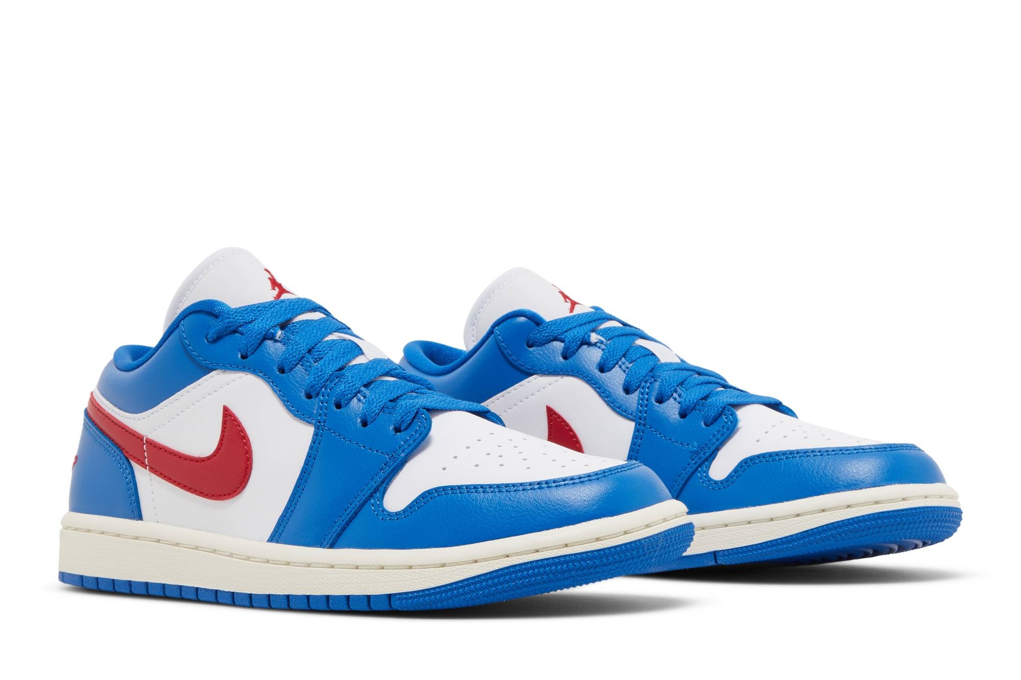 Wmns Air Jordan 1 Low 'Sport Blue Gym Red' - 8