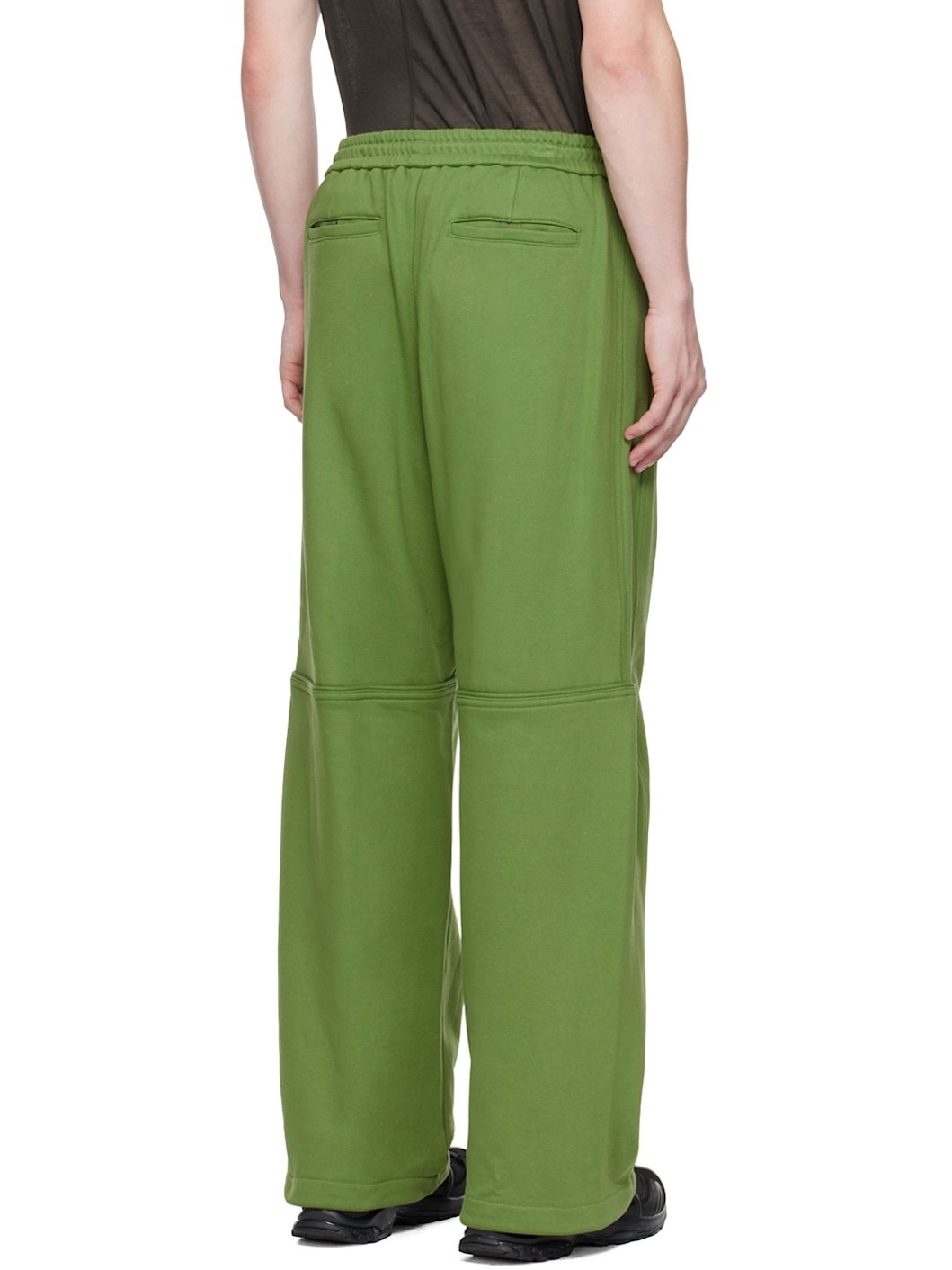 Green Cotton Sweatpants - 3