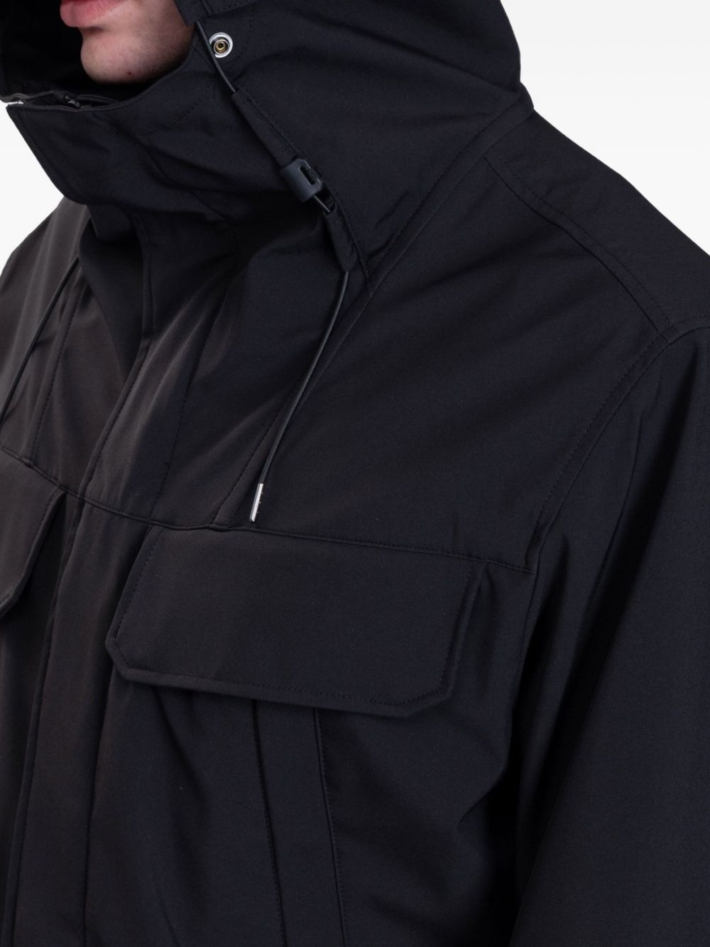 Goggle-hooded jacket - 4