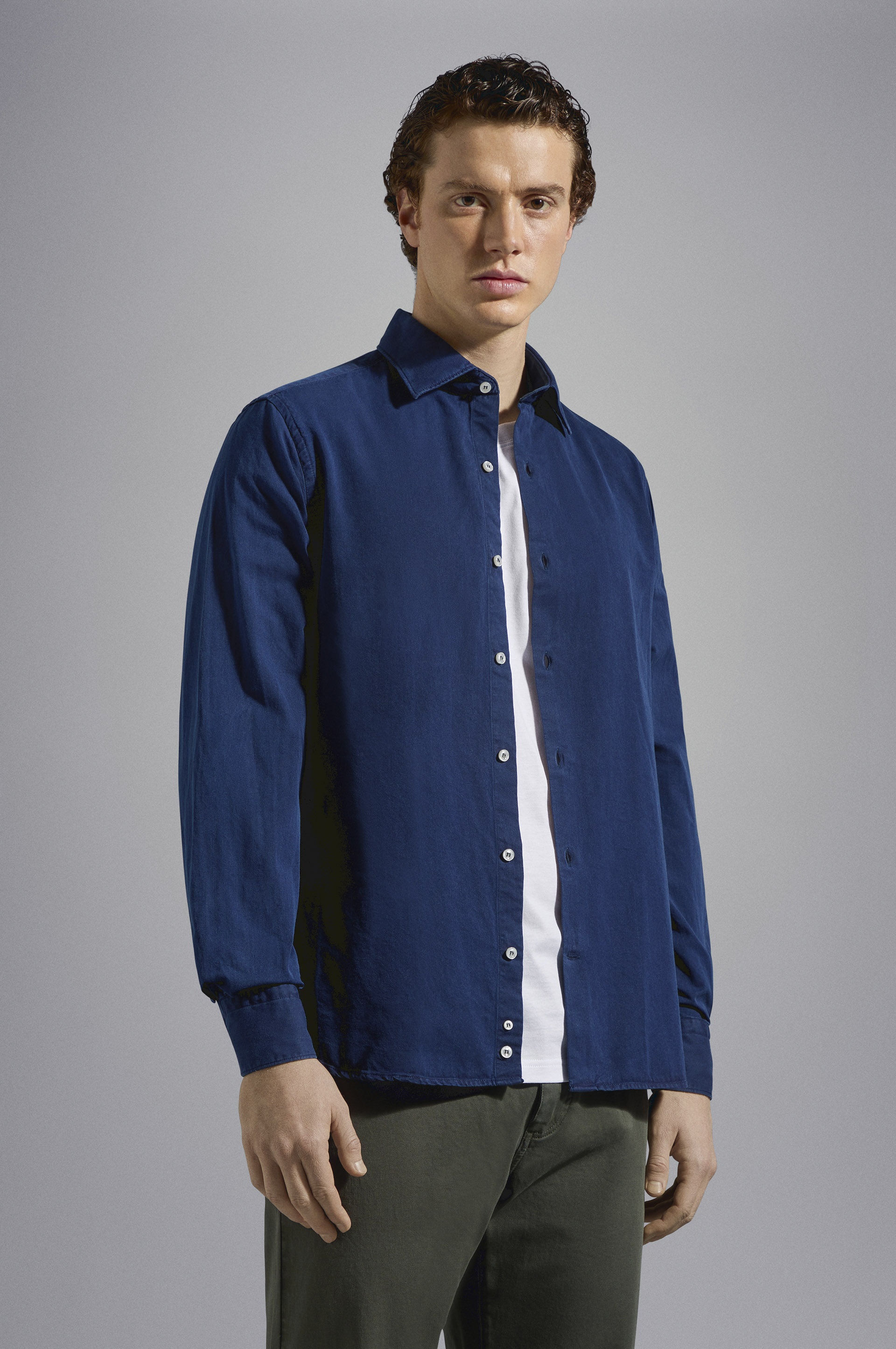 COTTON DENIM SHIRT - 6