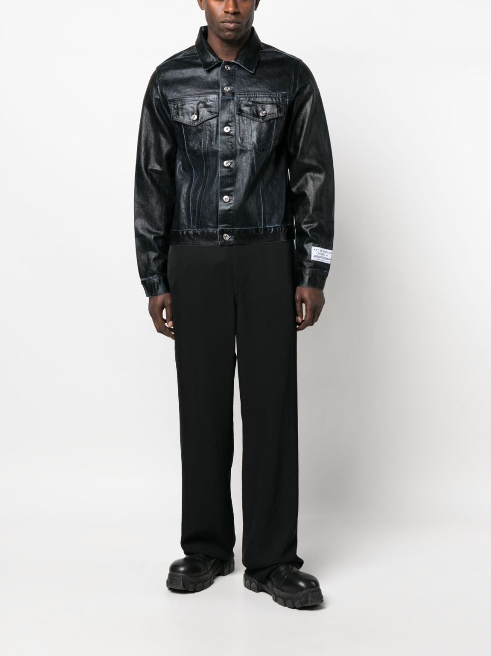 Andy logo-embroidered denim jacket - 2