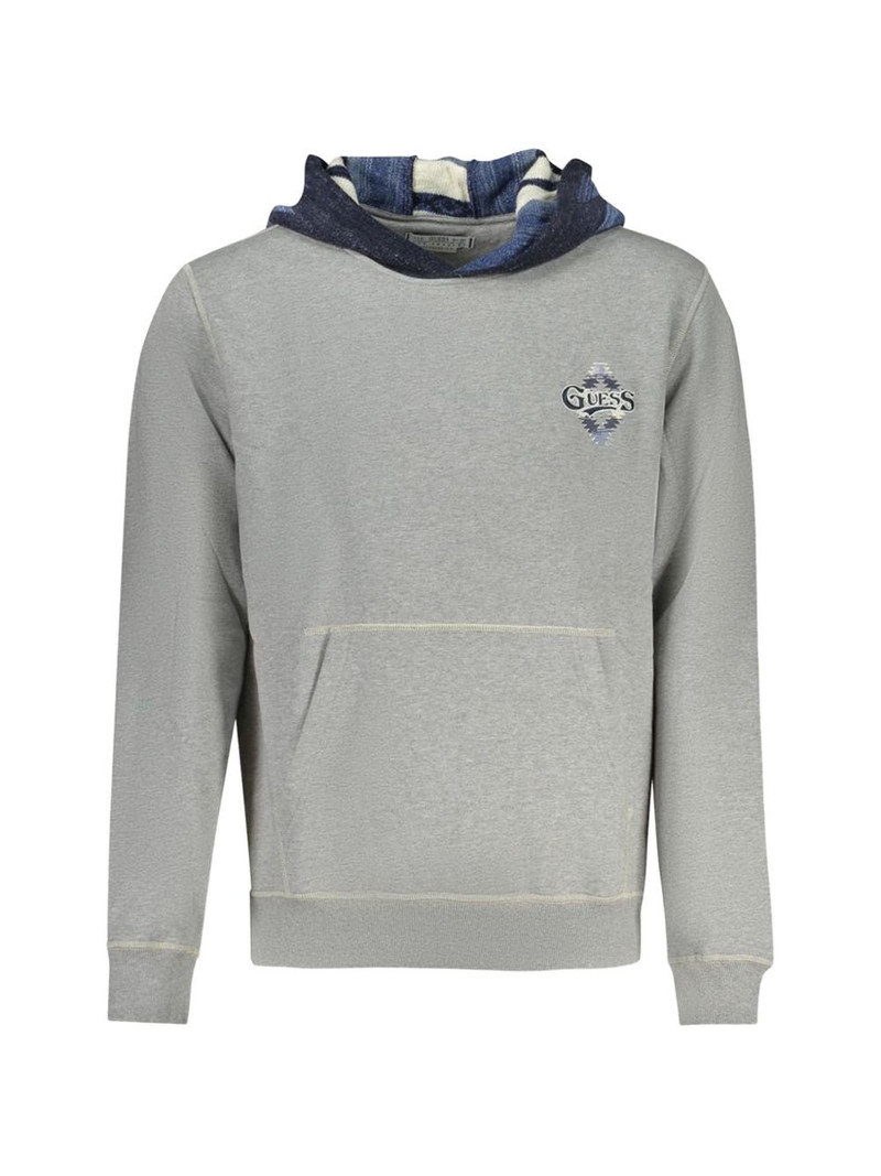 logo-embroidered hoodie 1